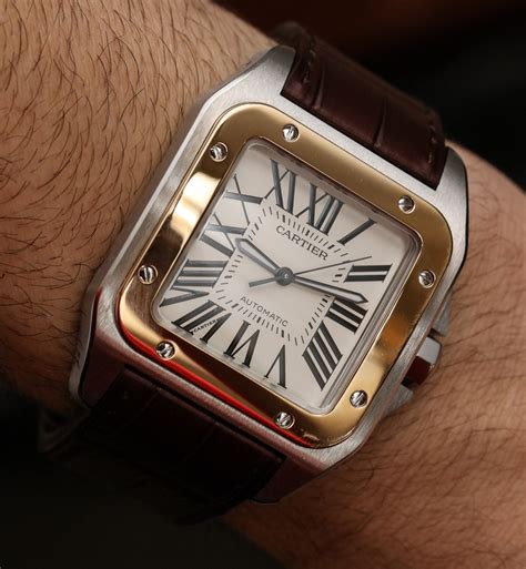 cartier santos ladies size|cartier santos 100 price list.